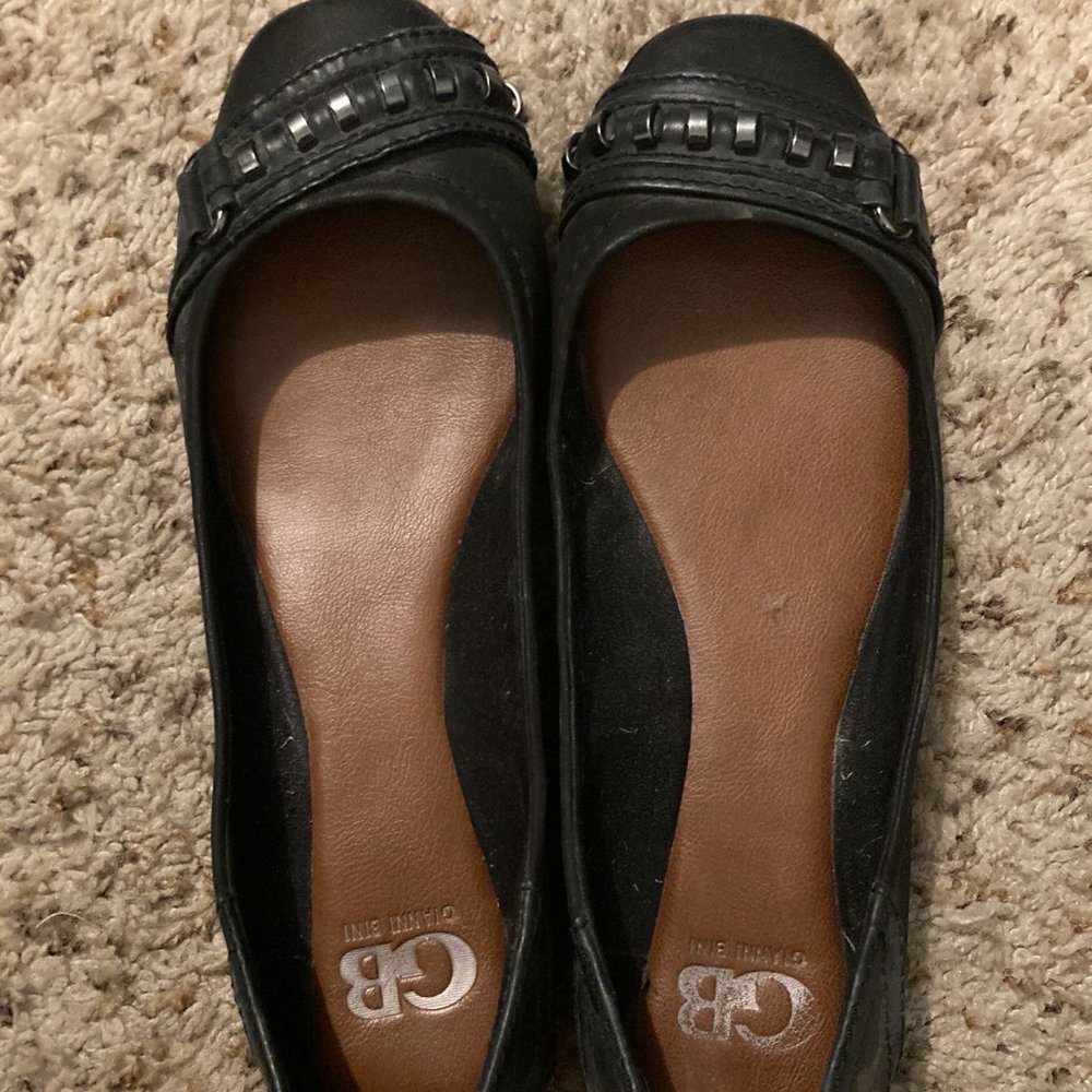 Gianni Bini Black Flats, Size 8.5